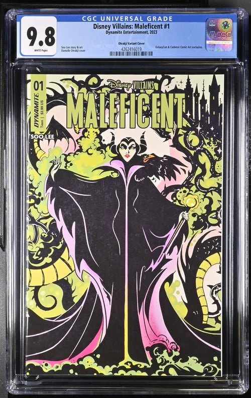 Disney Villains Maleficent #1 GalaxyCon Exclusive Otrakji Variant CGC Universal 9.8 - Image 4