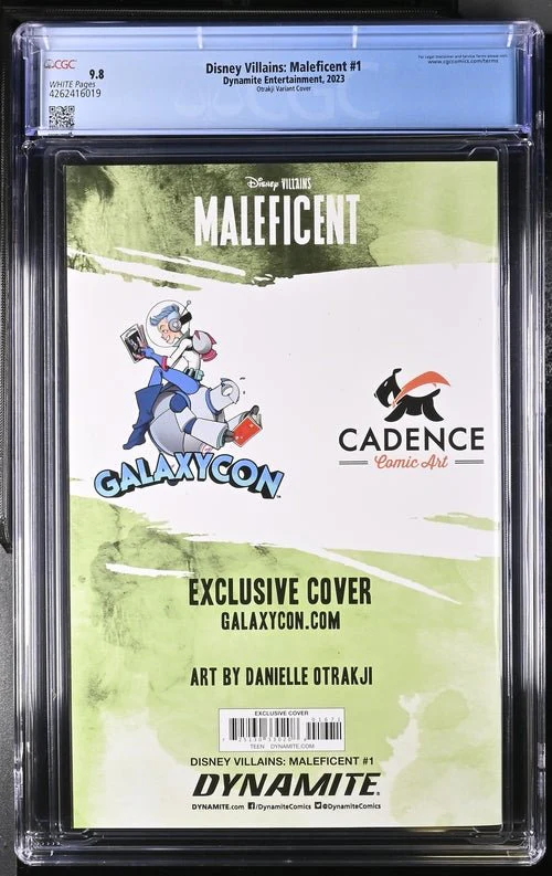 Disney Villains Maleficent #1 GalaxyCon Exclusive Otrakji Variant CGC Universal 9.8 - Image 5
