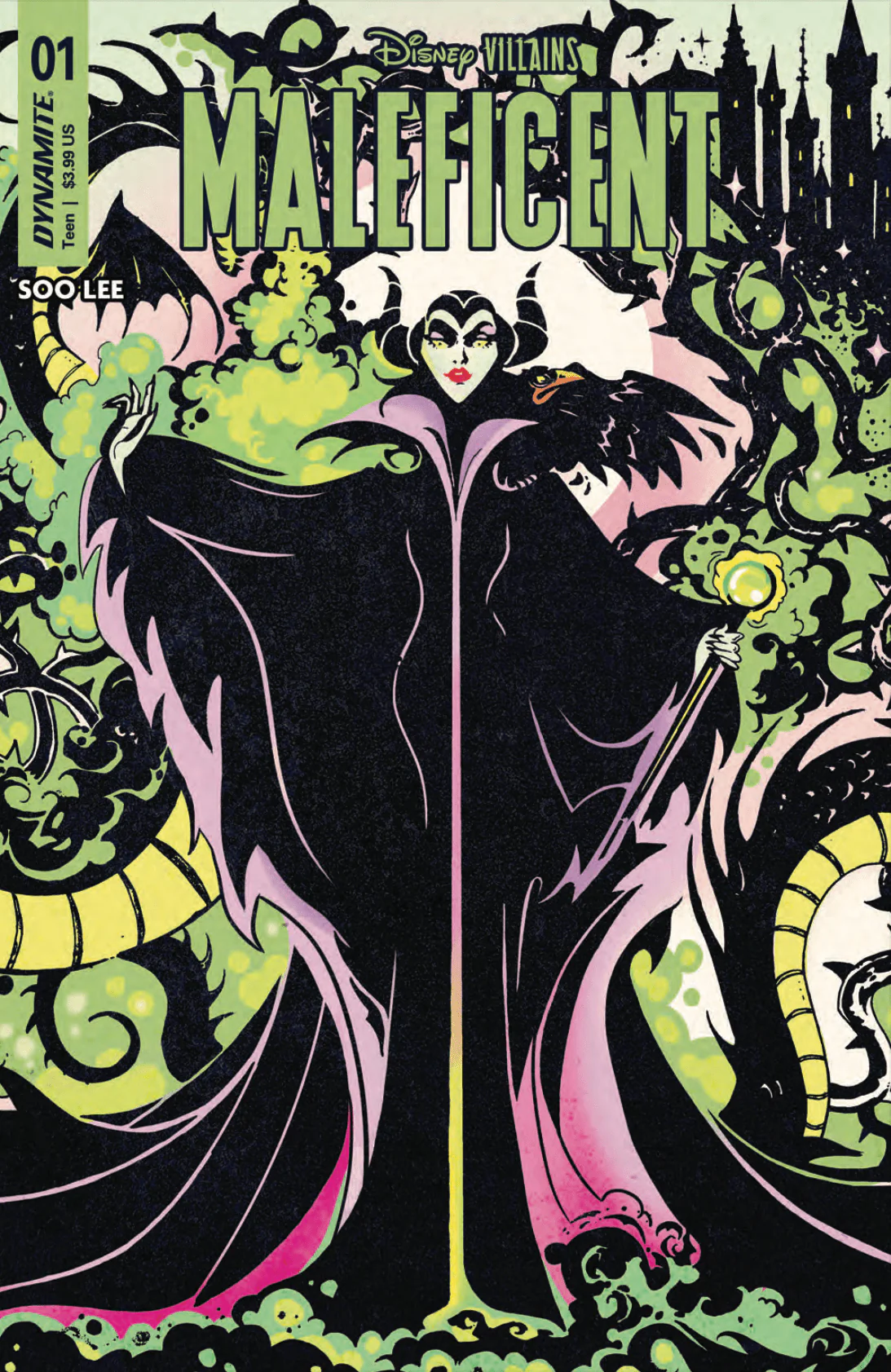 Disney Villains Maleficent #1 GalaxyCon Exclusive Otrakji Trade Variant Comic Book - Image 2