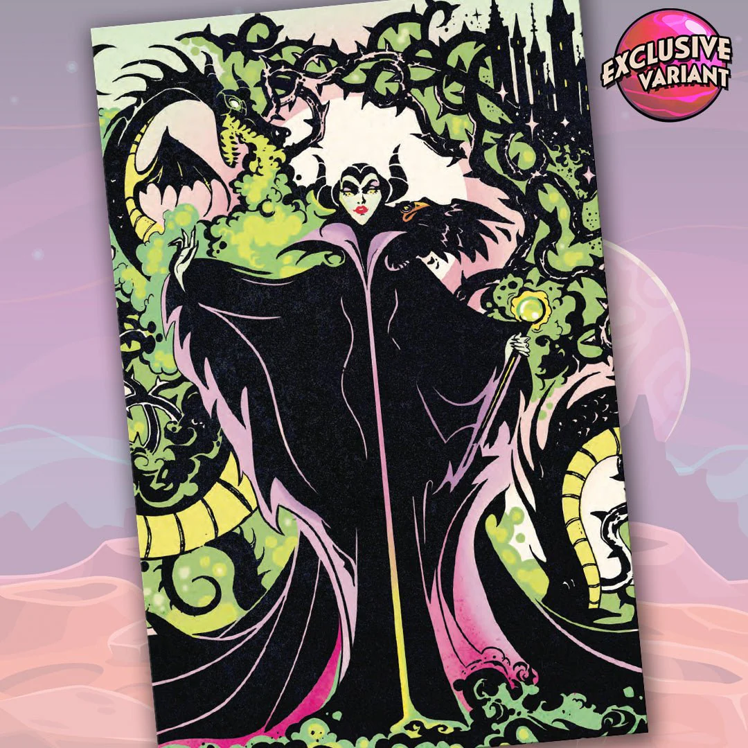 Disney Villains Maleficent #1 GalaxyCon Exclusive Otrakji Virgin Variant Comic Book
