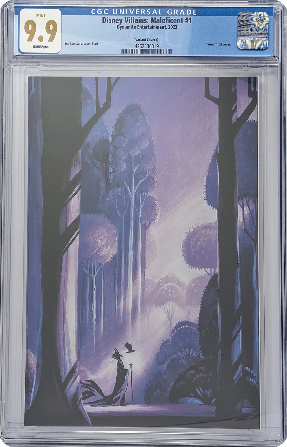 Disney Villains Maleficent #1 Meyer Cover Q 1:150 Virgin Foil Edition Variant CGC Universal 9.9 - Image 4