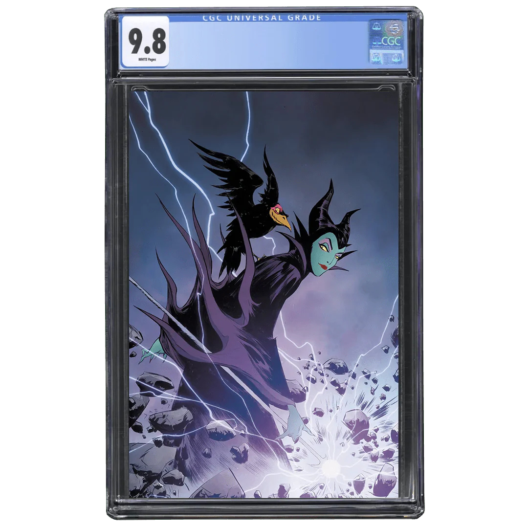 Disney Villains Maleficent #1 Lee 1:200 Virgin Foil Edition Variant CGC Universal 9.8 - Image 2