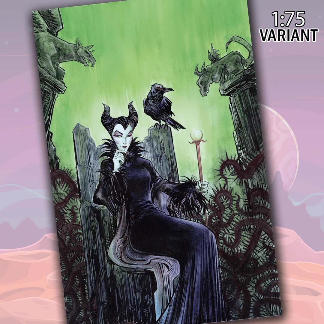 Disney Villains Maleficent #1 Cover O Soo Lee 1:75 Virgin Edition Variant Comic Book