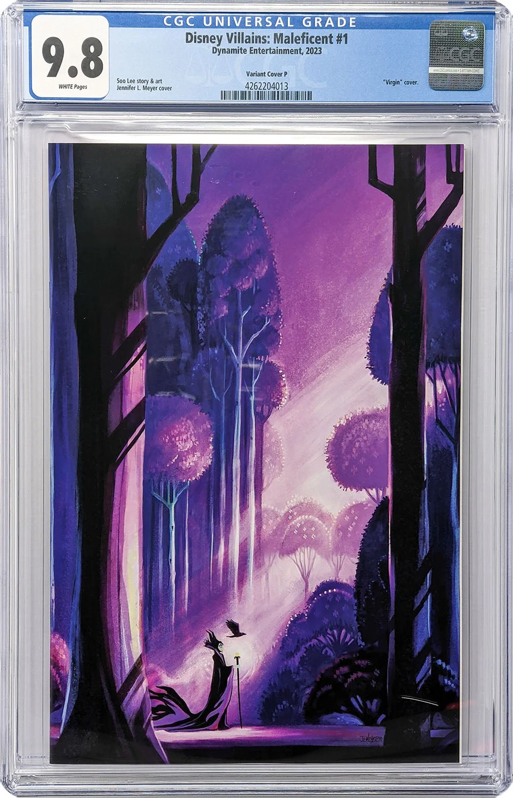 Disney Villains Maleficent #1 Meyer 1:100 Virgin Edition Variant CGC Universal 9.8 - Image 2