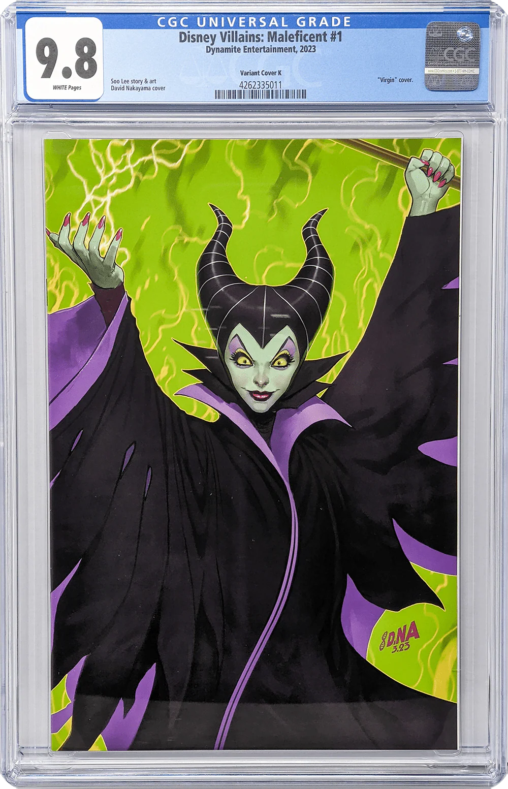 Disney Villains Maleficent #1 Nakayama 1:25 Virgin Edition Variant CGC Universal 9.8 - Image 2