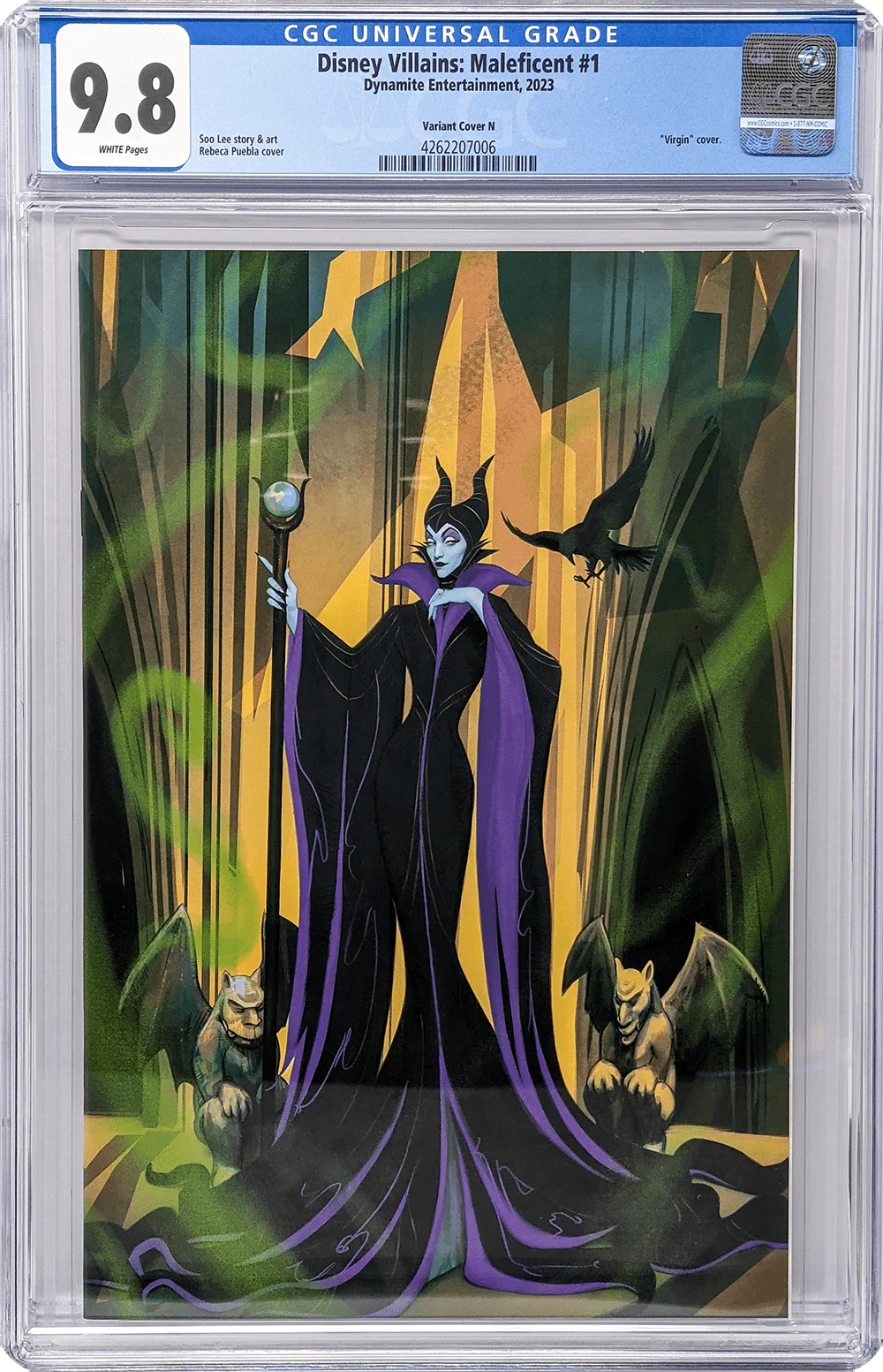 Disney Villains Maleficent #1 Puebla 1:50 Virgin Edition Variant CGC Universal 9.8 - Image 2