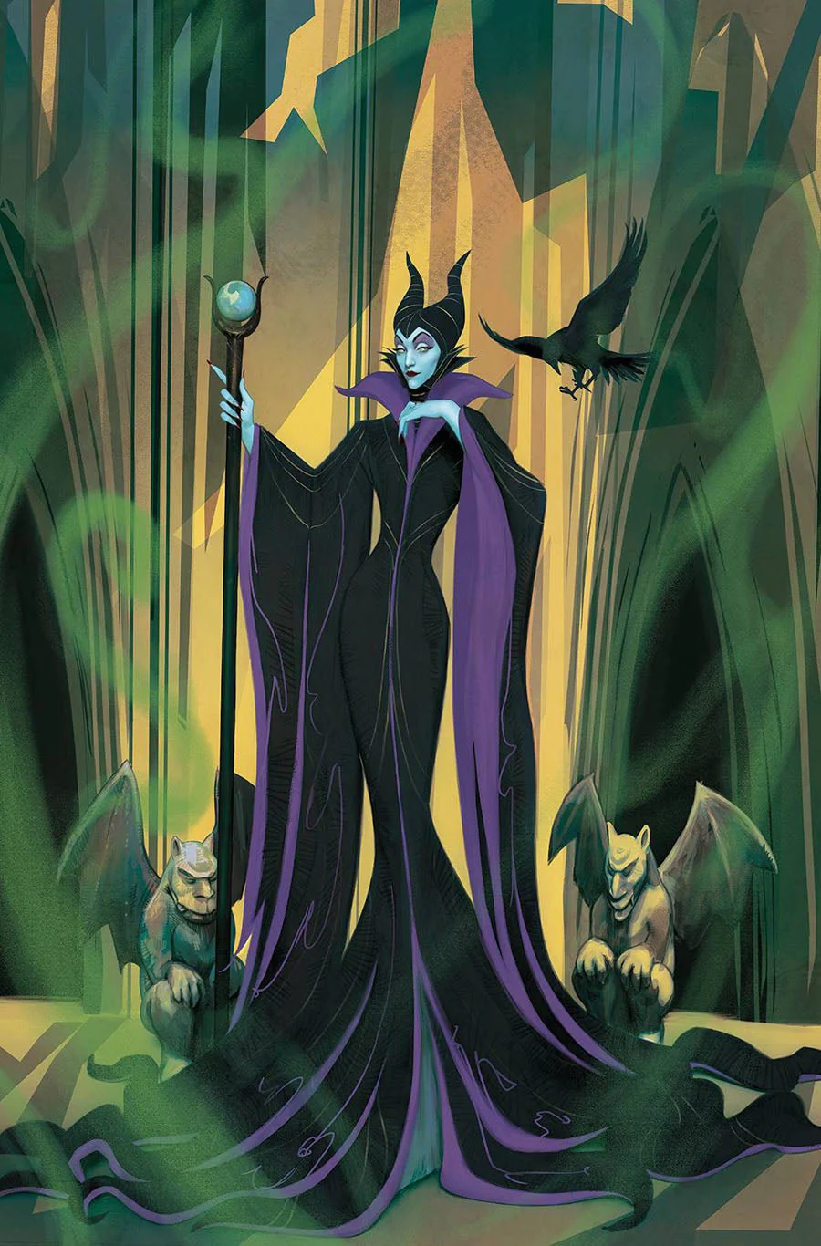 Disney Villains Maleficent #1 Cover N Puebla 1:50 Virgin Edition Variant Comic Book - Image 2