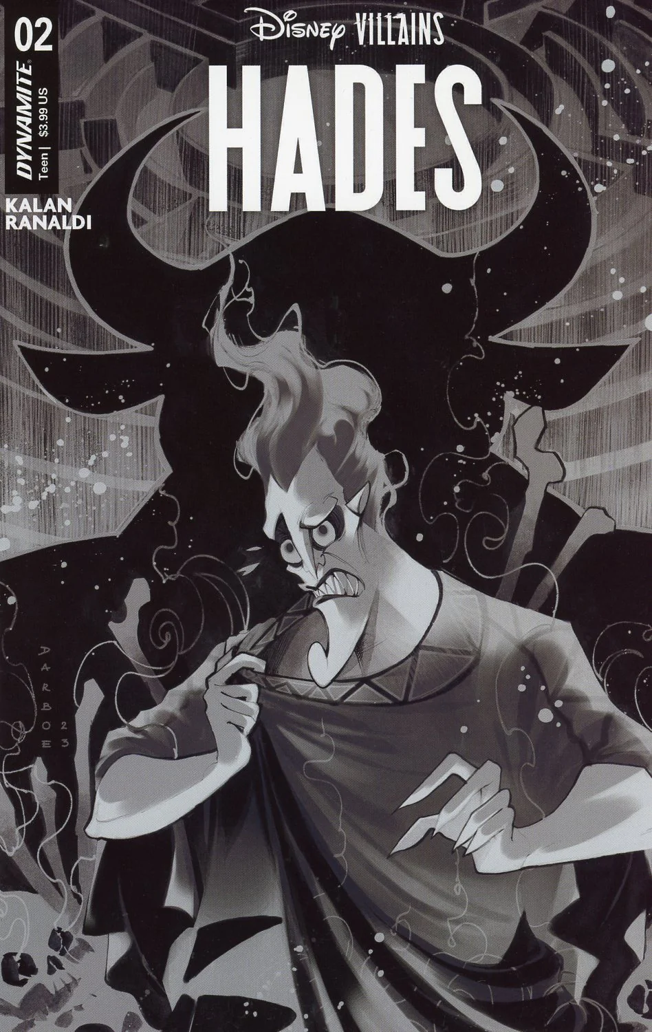 Disney Villians Hades #2 Cover F 1:15 Darboe Variant Comic Book - Image 2