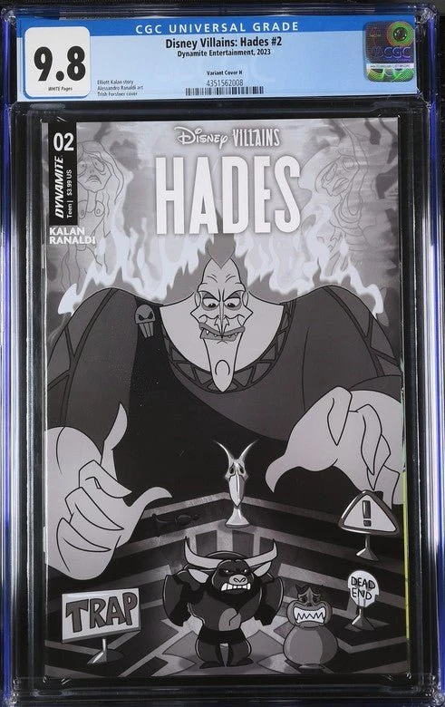 Disney Villains Hades #2 Dynamite Entertainment Variant Cover H CGC Universal Grade 9.8 - Image 2