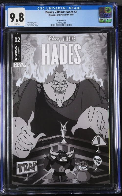 Disney Villains Hades #2 Dynamite Entertainment Variant Cover H CGC Universal Grade 9.8 - Image 4
