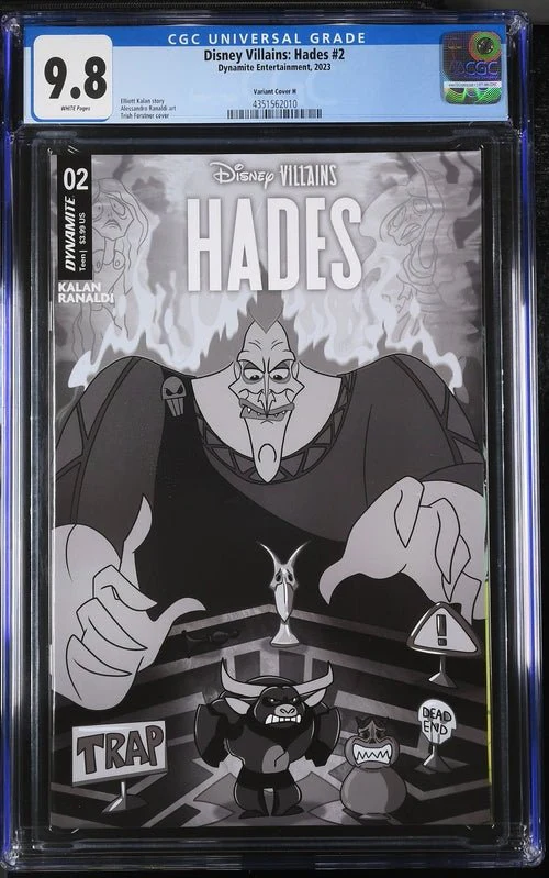 Disney Villains Hades #2 Dynamite Entertainment Variant Cover H CGC Universal Grade 9.8 - Image 6