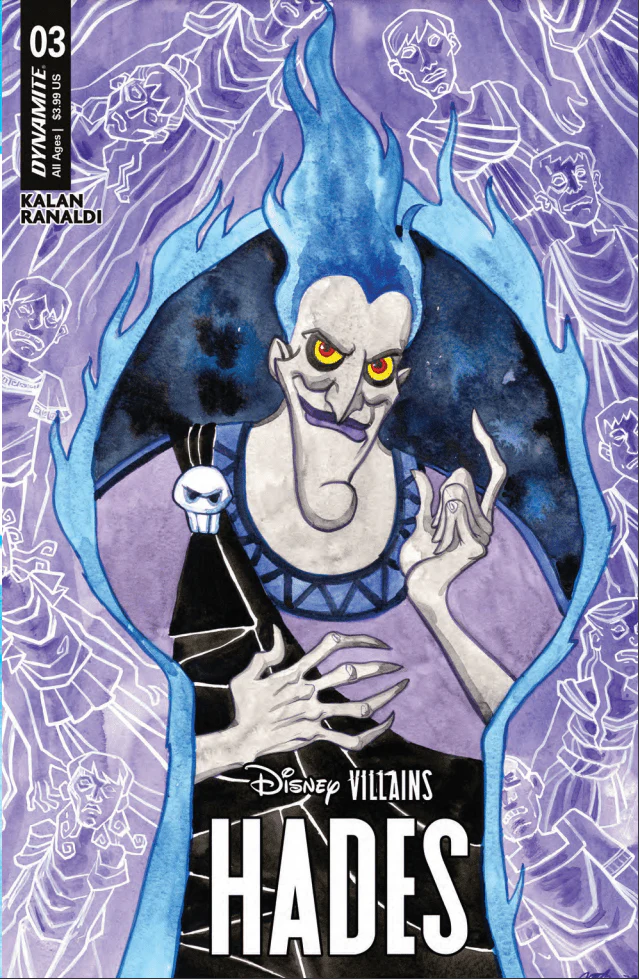 Disney Villians Hades #3 GalaxyCon Exclusive Jill Thompson Trade Variant Comic Book - Image 2