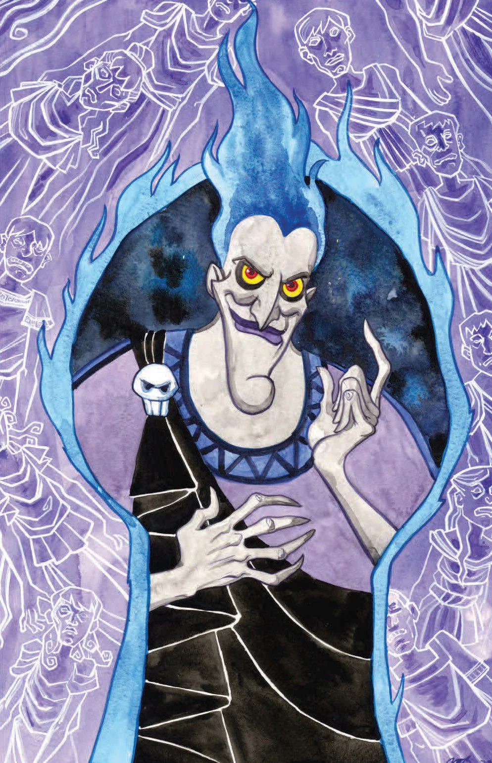 Disney Villians Hades #3 GalaxyCon Exclusive Jill Thompson Virgin Variant Comic Book - Image 2