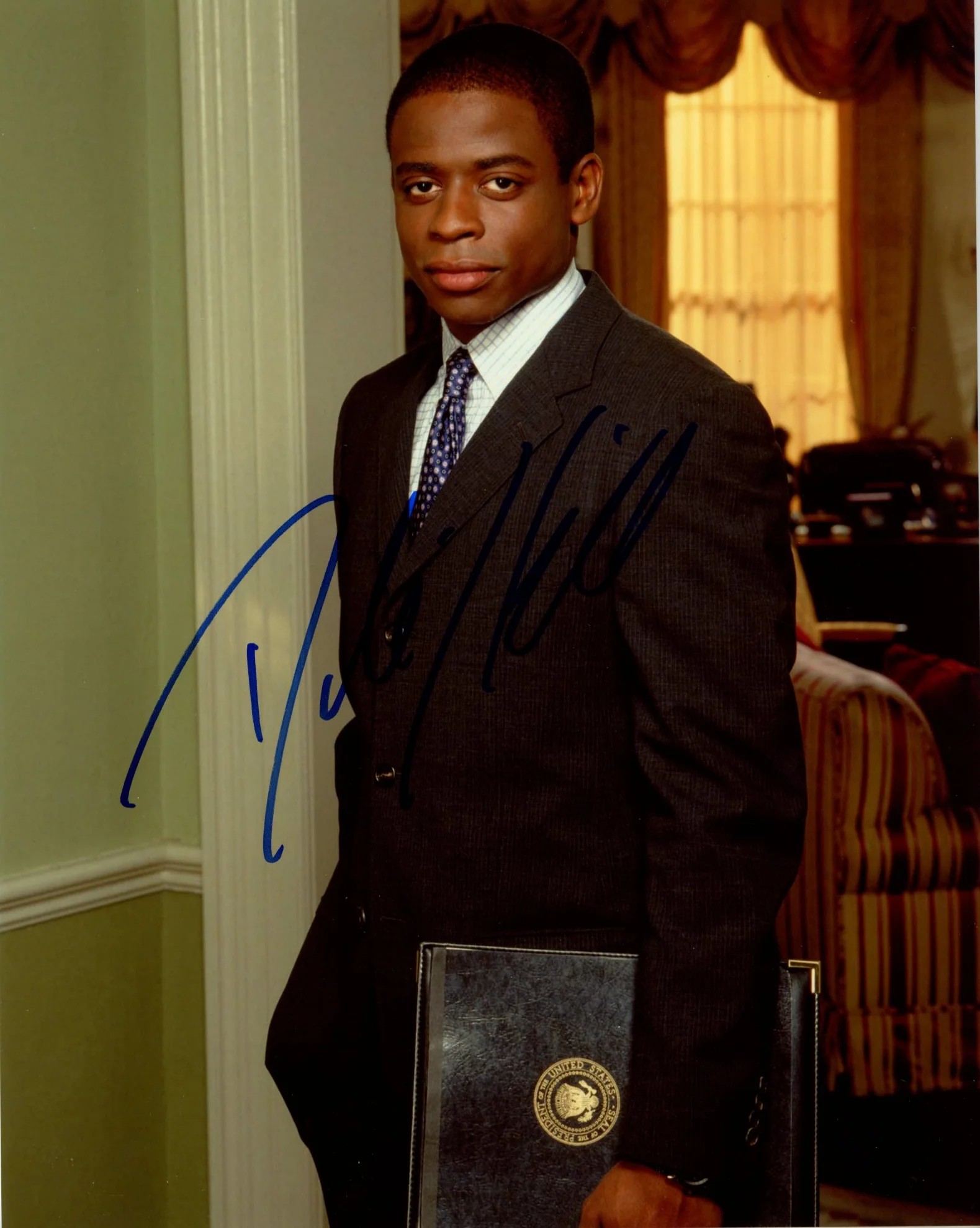 Dulé Hill West Wing 8x10 Signed Photo JSA Certified Autograph