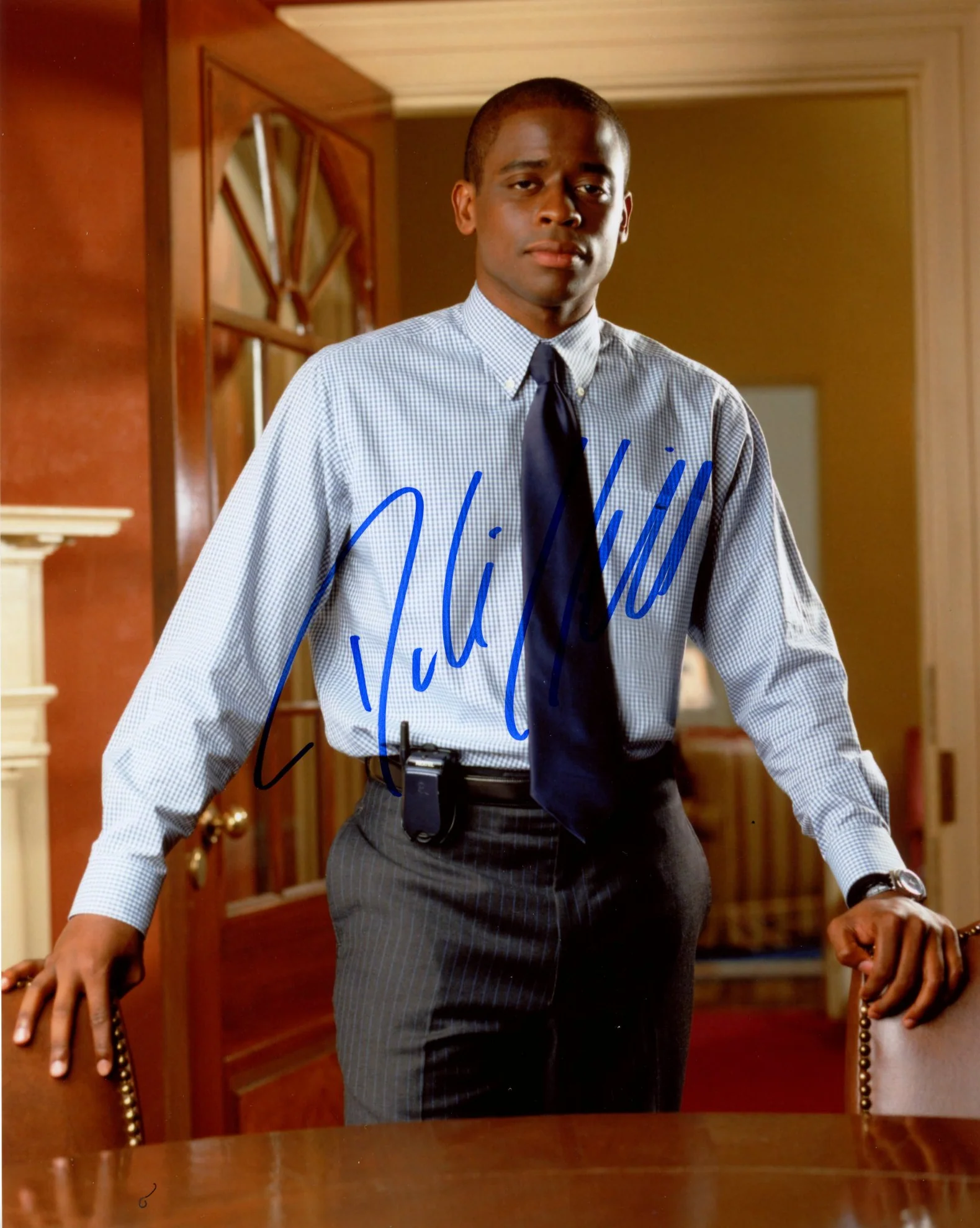 Dulé Hill West Wing 8x10 Signed Photo JSA Certified Autograph