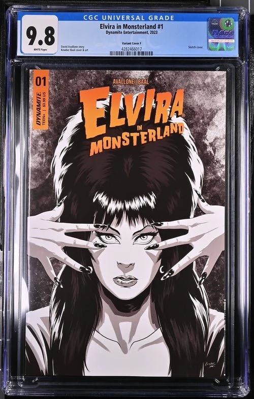 Elvira in Monsterland #1 Cover F Baal 1:10 Dynamite Entertainment CGC Universal Grade 9.8 - Image 4