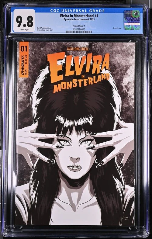 Elvira in Monsterland #1 Cover F Baal 1:10 Dynamite Entertainment CGC Universal Grade 9.8 - Image 8