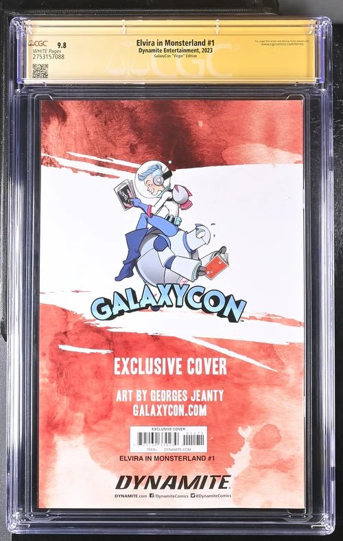 Elvira In Monsterland #1 Dynamite Entertainment GalaxyCon Edition CGC Signature Series 9.8 Signed Georges Jeanty - Image 21