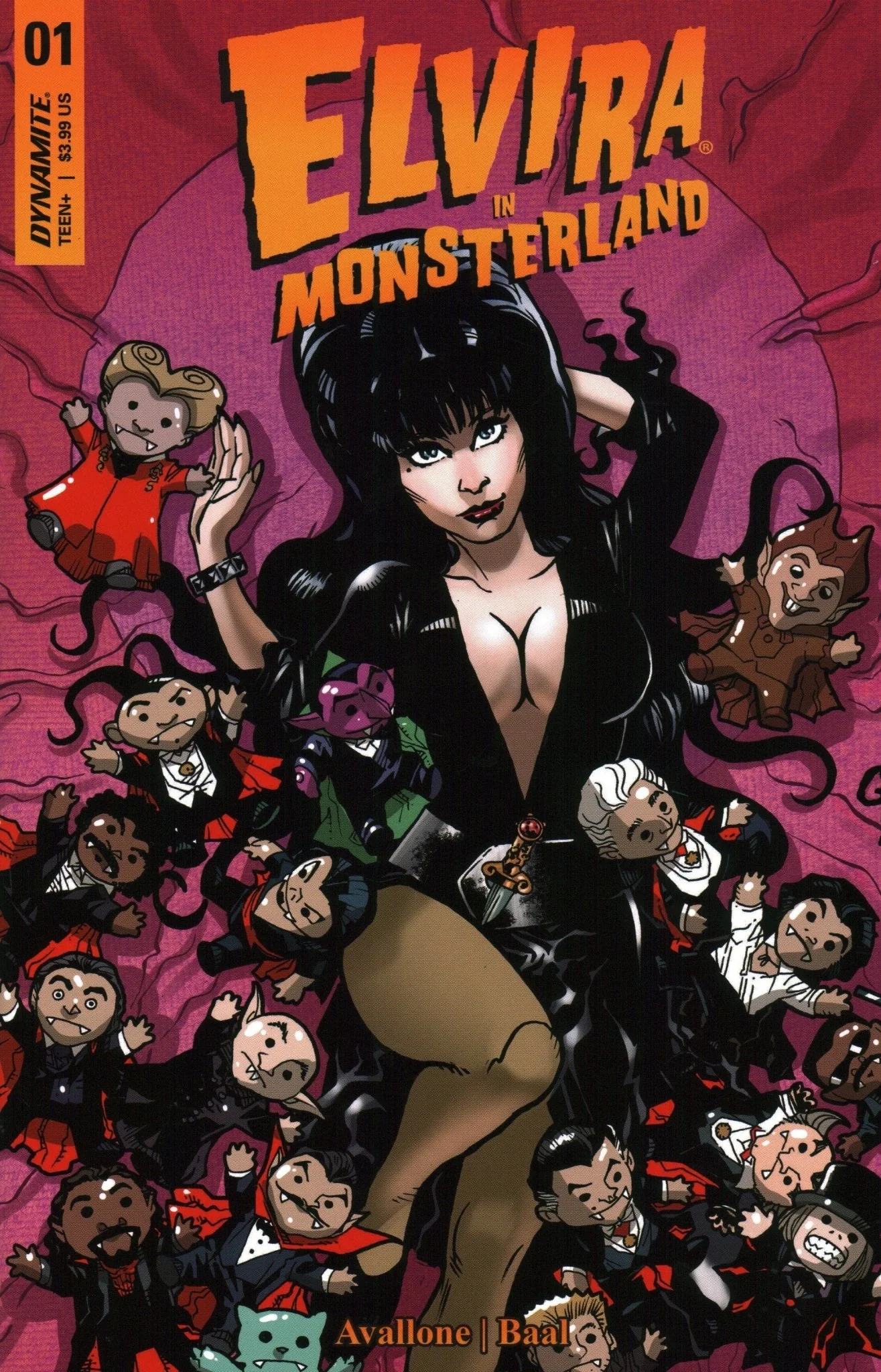 Elvira In Monsterland #1 GalaxyCon Exclusive Jeanty Variant Comic Book - Image 2