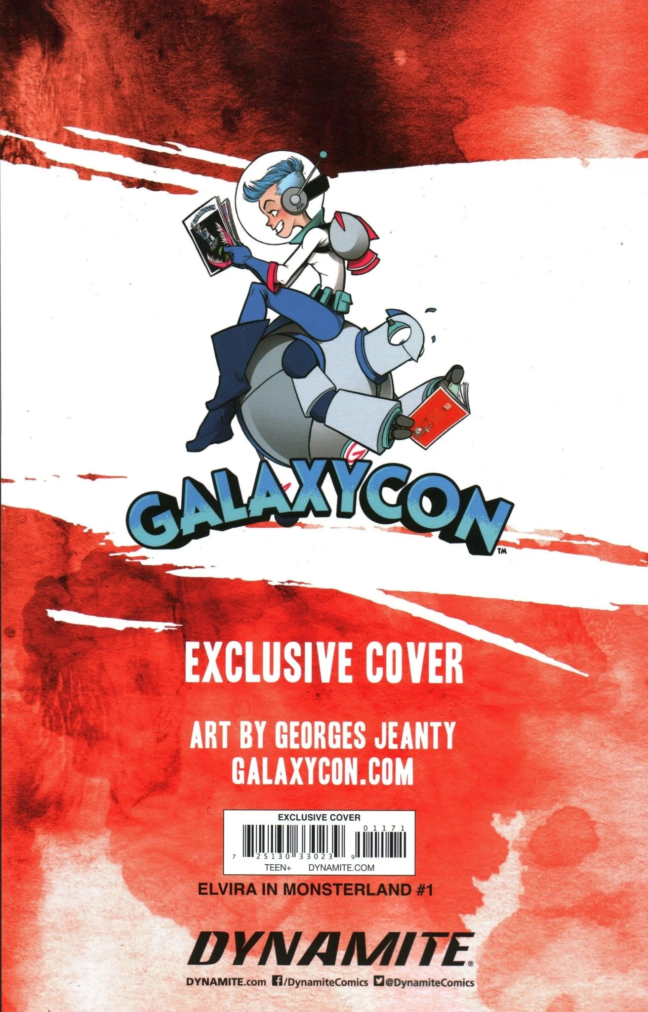 Elvira In Monsterland #1 GalaxyCon Exclusive Jeanty Virgin Variant Comic Book - Image 3