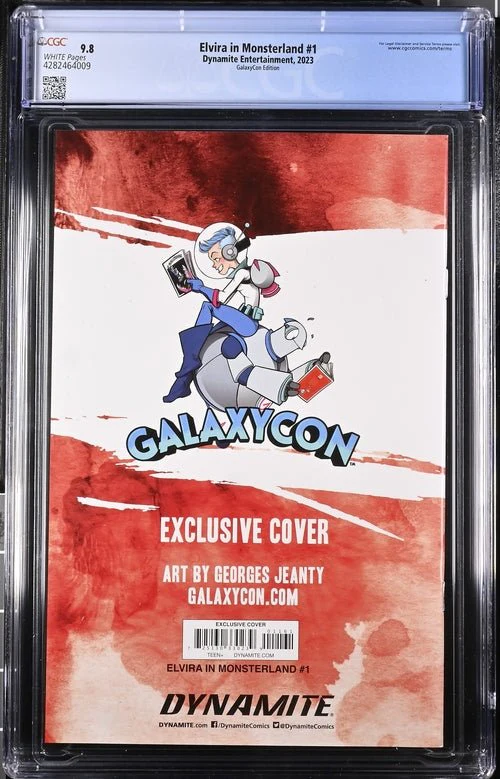 Elvira In Monsterland #1 GalaxyCon Exclusive Edition Dynamite Entertainment CGC Universal Grade 9.8 - Image 3