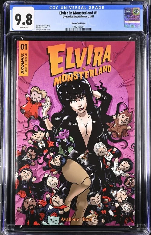 Elvira In Monsterland #1 GalaxyCon Exclusive Edition Dynamite Entertainment CGC Universal Grade 9.8 - Image 6