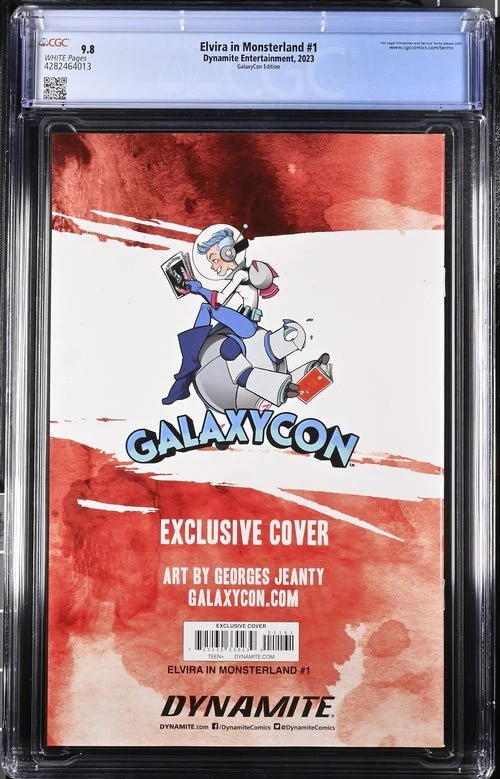 Elvira In Monsterland #1 GalaxyCon Exclusive Edition Dynamite Entertainment CGC Universal Grade 9.8 - Image 9