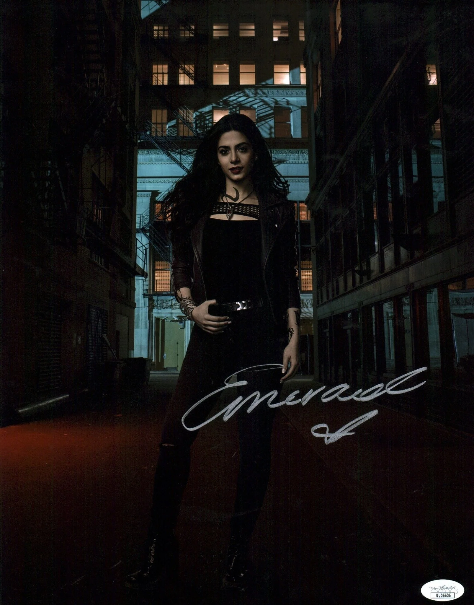 Emeraude Toubia Shadowhunters 11x14 Signed Photo Poster JSA Certified Autograph - Image 2