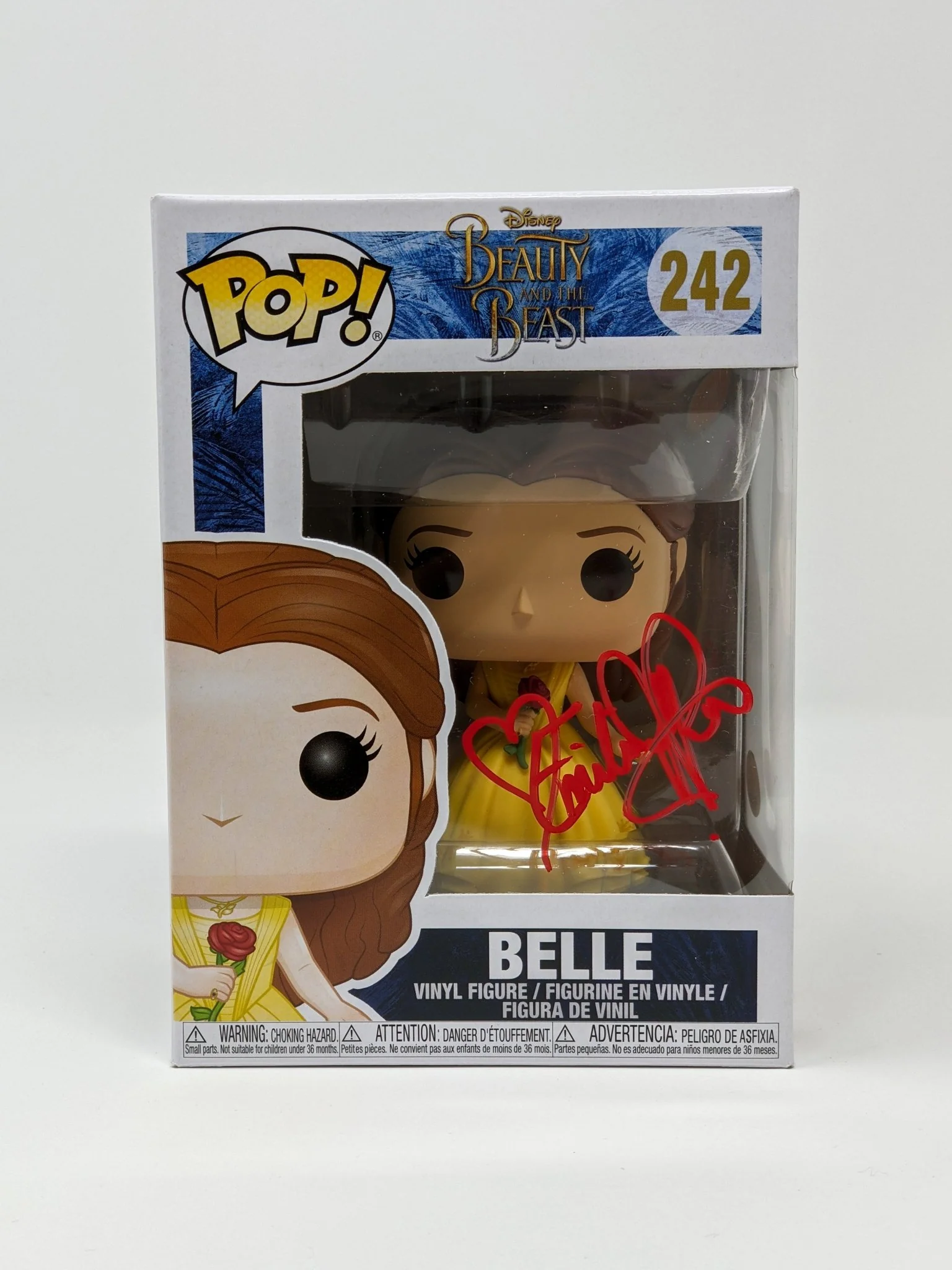 Emilie de Ravin Disney Once Upon a Time Belle #242 Signed Funko Pop JSA Certified Autograph - Image 2
