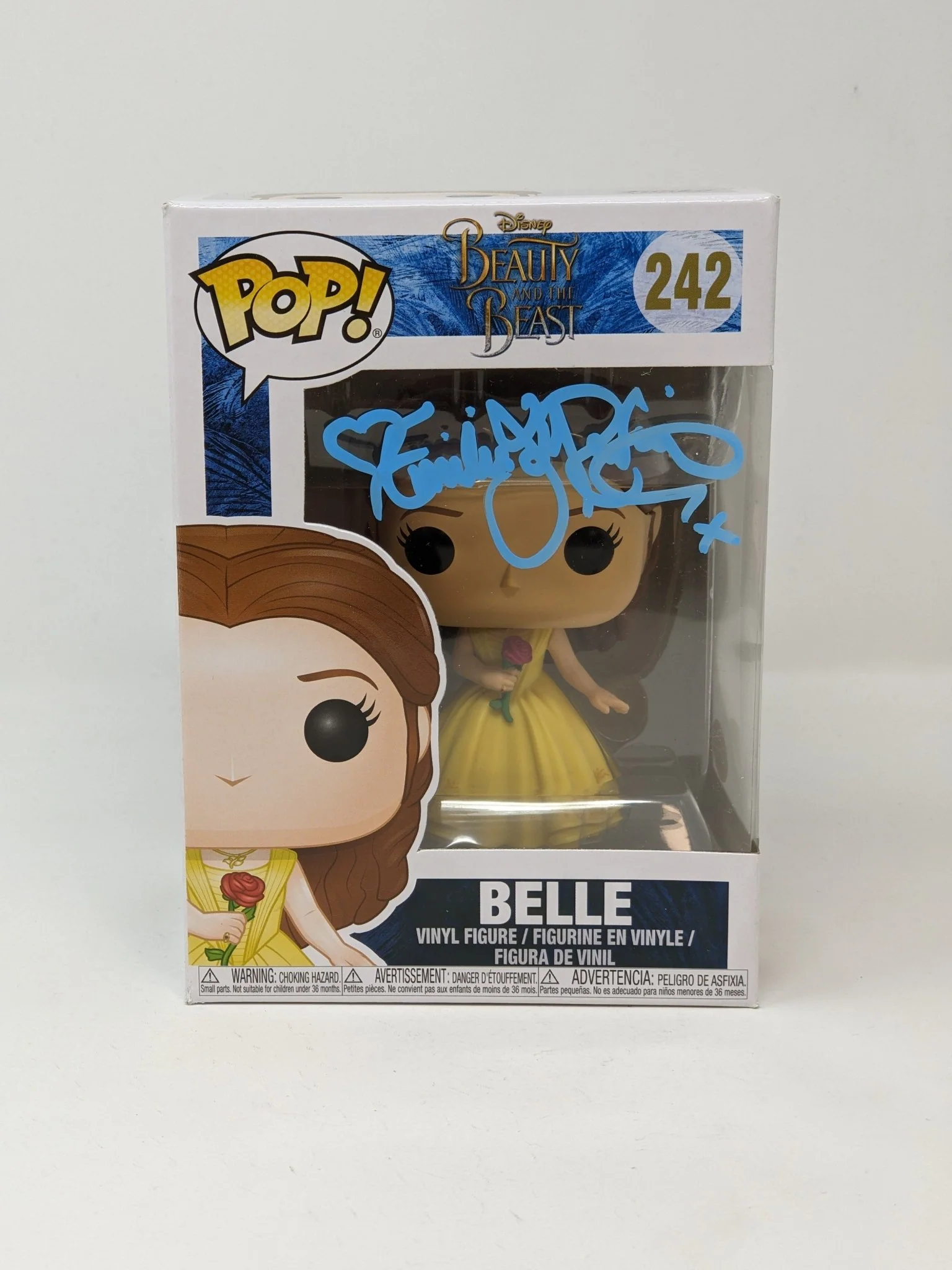 Emilie de Ravin Disney Once Upon a Time Belle #242 Signed Funko Pop JSA Certified Autograph - Image 4