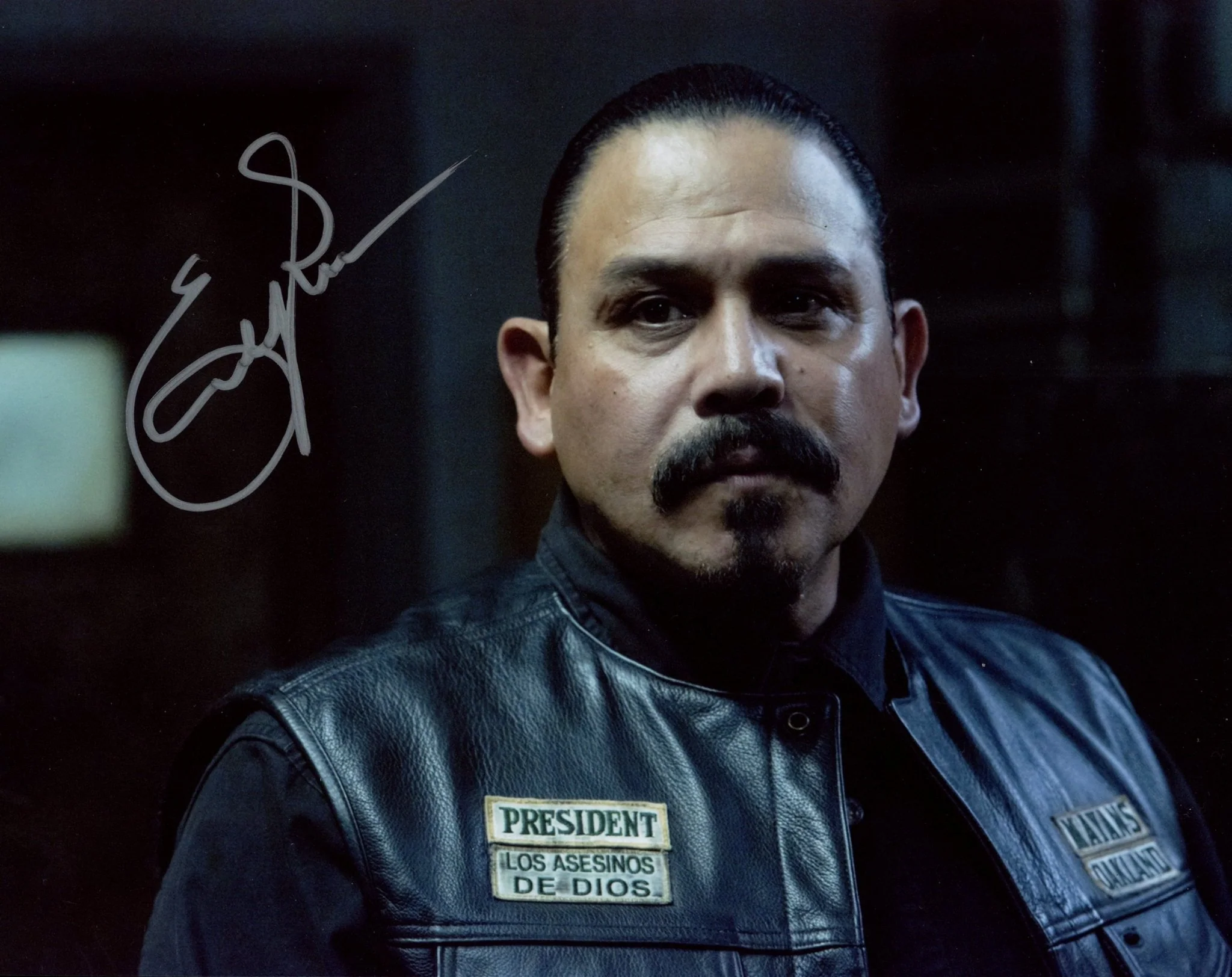 Emilio Rivera Mayans M.C. 8x10 Photo Signed JSA Certified Autograph