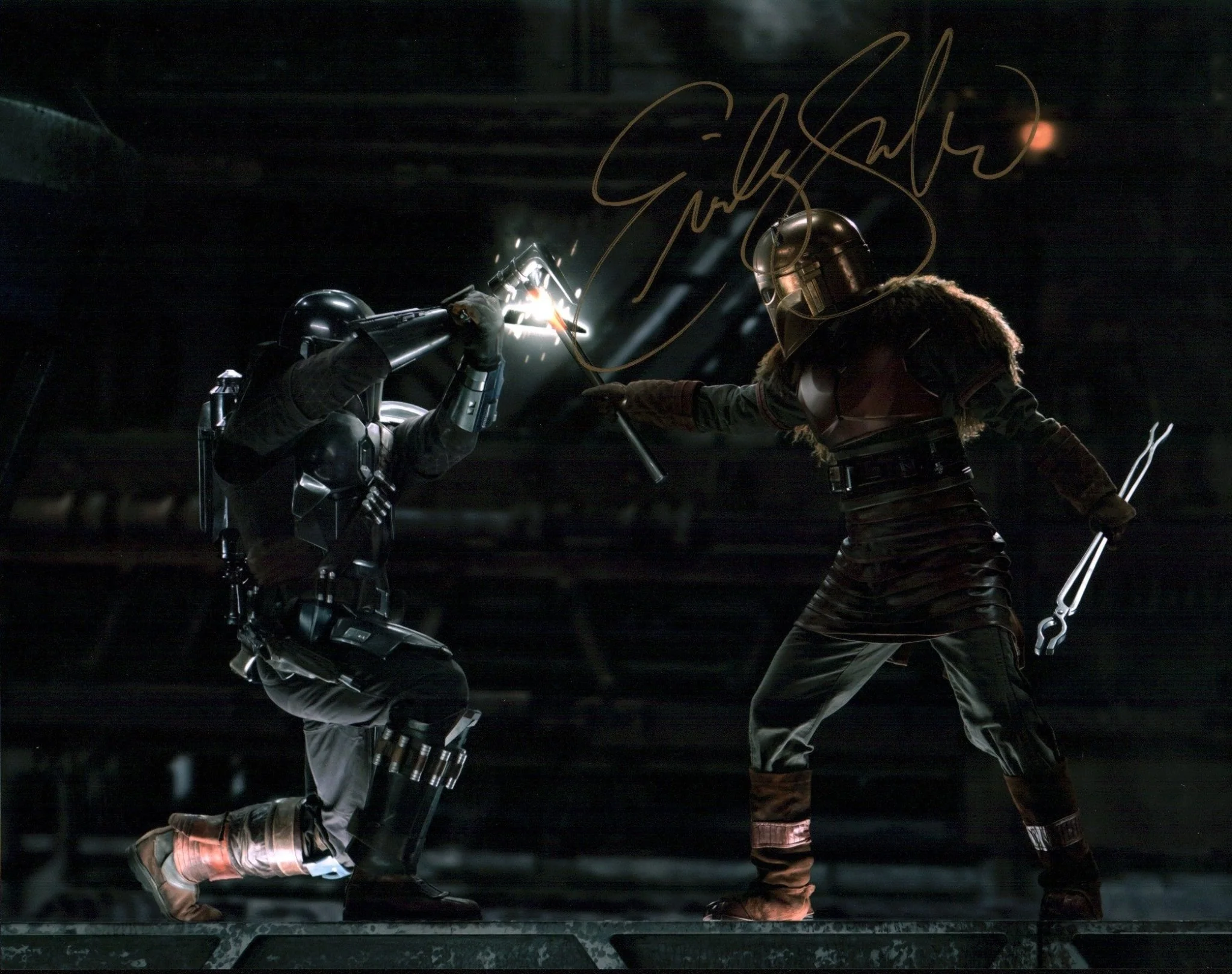 Emily Swallow Star Wars The Mandalorian 11x14 Signed Photo Poster JSA Certified Autograph - Image 3