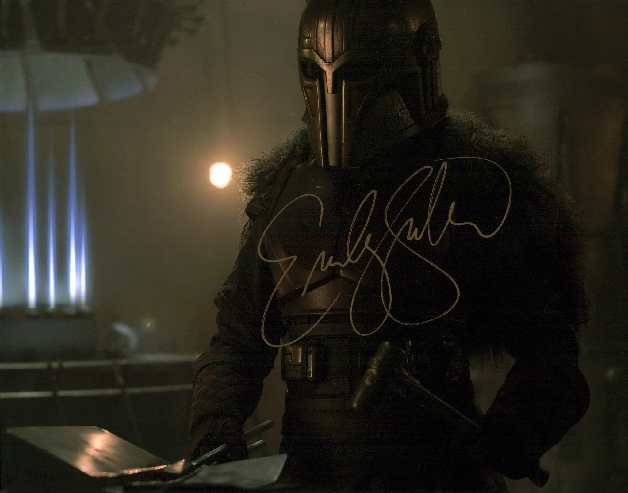 Emily Swallow Star Wars The Mandalorian 11x14 Signed Photo Poster JSA Certified Autograph - Image 2