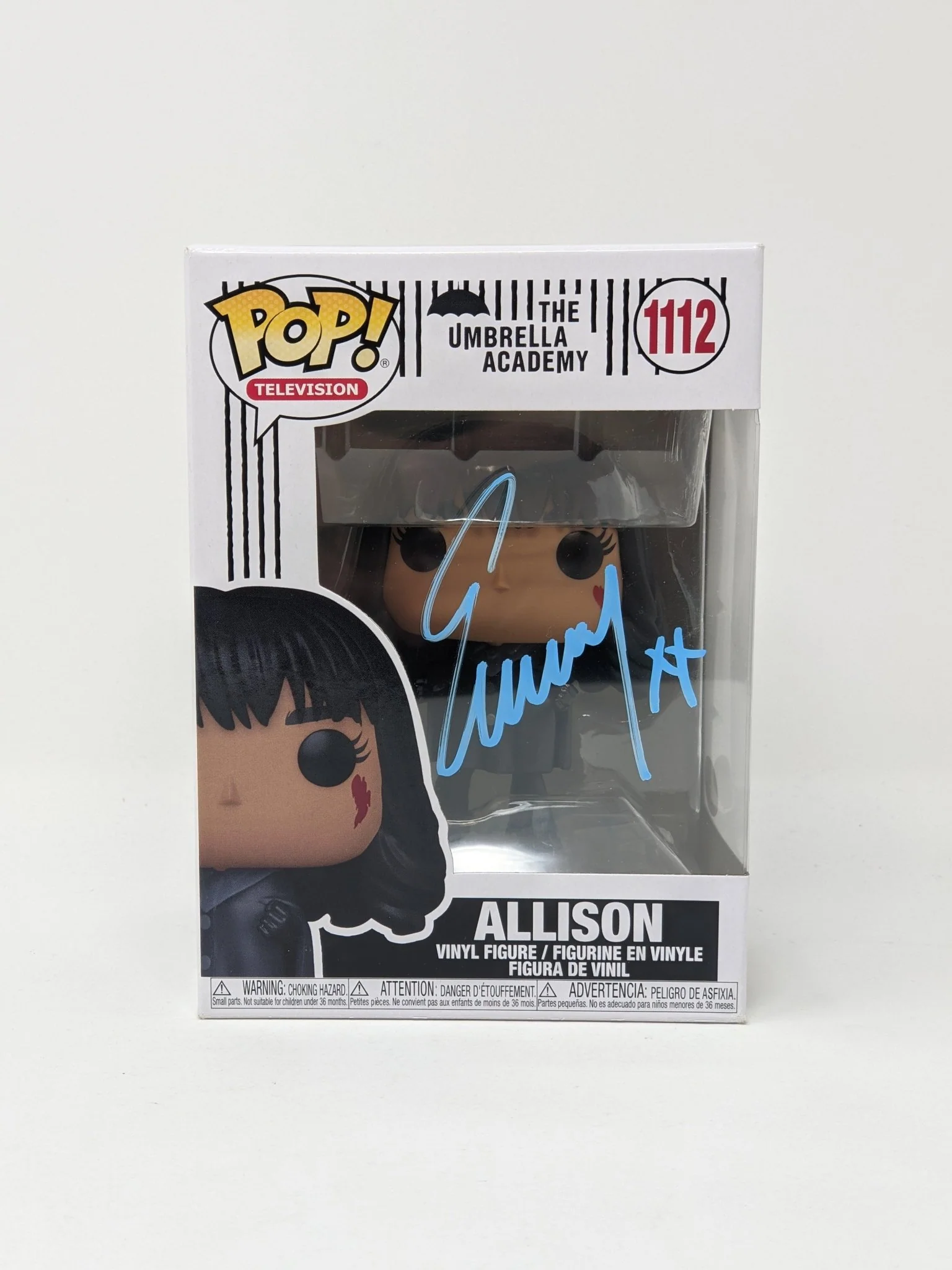 Emmy Raver-Lampman The Umbrella Academy Allison #1112 Signed Funko Pop JSA Certified Autograph - Image 3