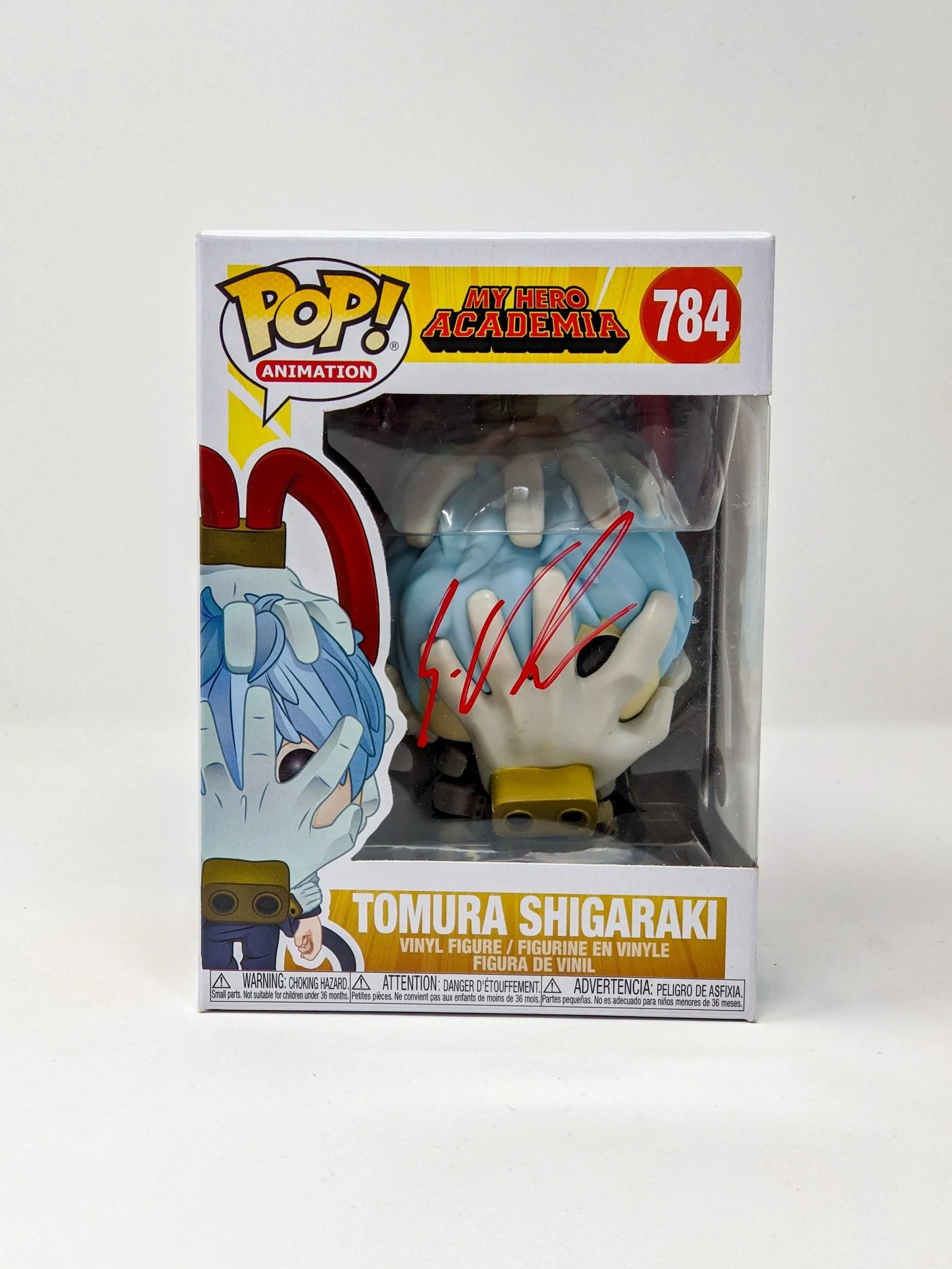 Eric Vale My Hero Academia Tomura Shigaraki #784 Signed Funko Pop JSA Certified Autograph - Image 2