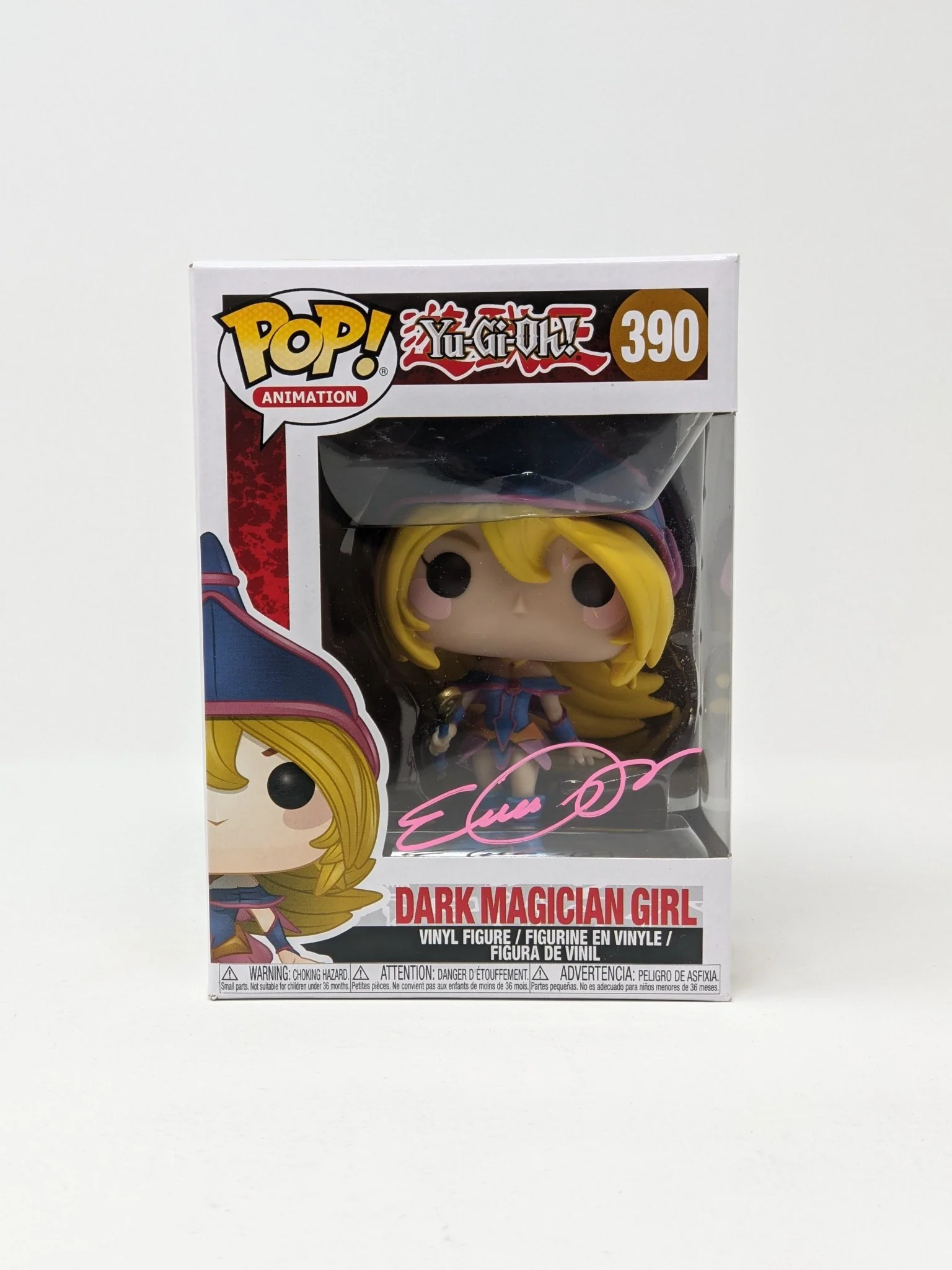 Erica Schroeder YuGiOh Dark Magician Girl #390 Signed Funko Pop JSA Certified Autograph - Image 4