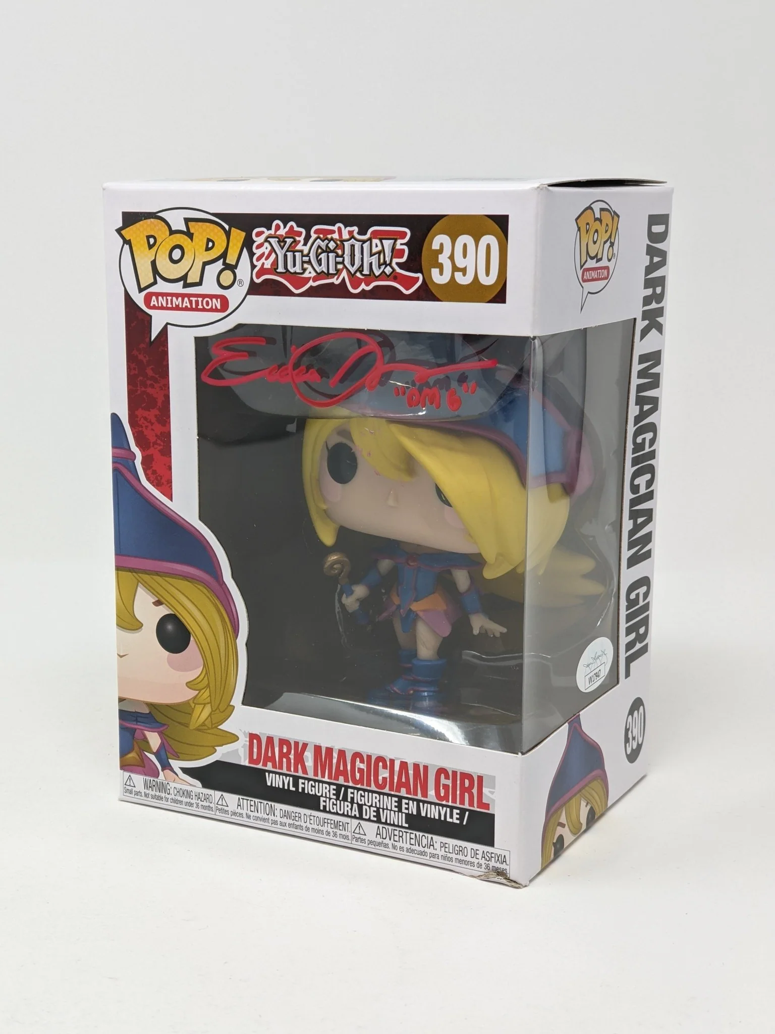 Erica Schroeder YuGiOh Dark Magician Girl #390 Signed Funko Pop JSA Certified Autograph - Image 5
