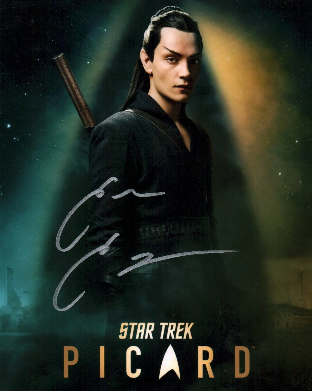 Evan Evagora Star Trek: Picard 8x10 Signed Photo JSA Certified Autograph