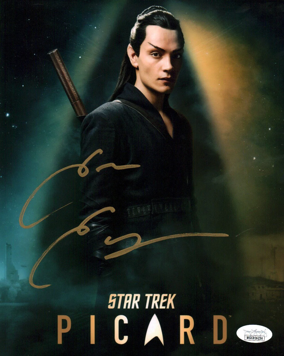 Evan Evagora Star Trek: Picard 8x10 Signed Photo JSA Certified Autograph - Image 2