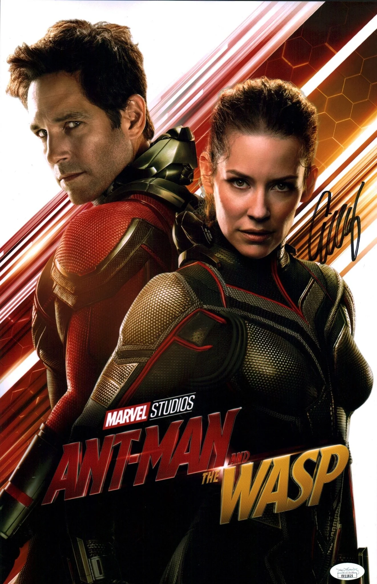 Evangeline Lilly Ant-Man and the Wasp 11x17 Signed Photo Poster JSA Certified Autograph - Image 2