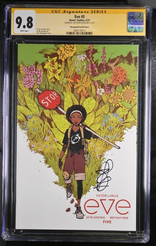 Eve #5 Boom! Studios CGC Signature Series 9.8 Signed Zoe Thorogood - Image 4