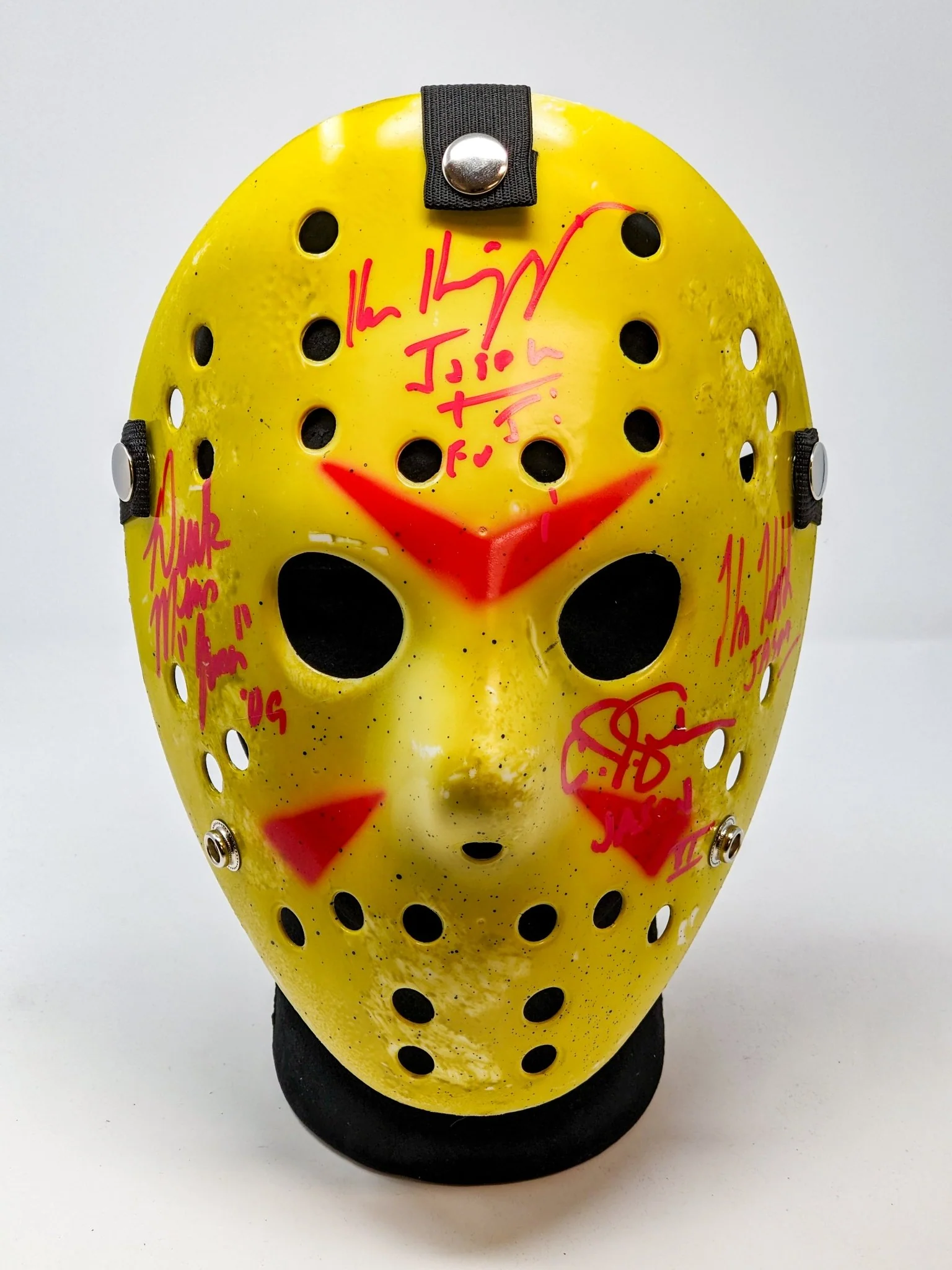 Friday the 13th JASON Hockey Mask Signed x4 Mears, Hodder, Graham, Kirzinger JSA Certified Autograph - Image 11