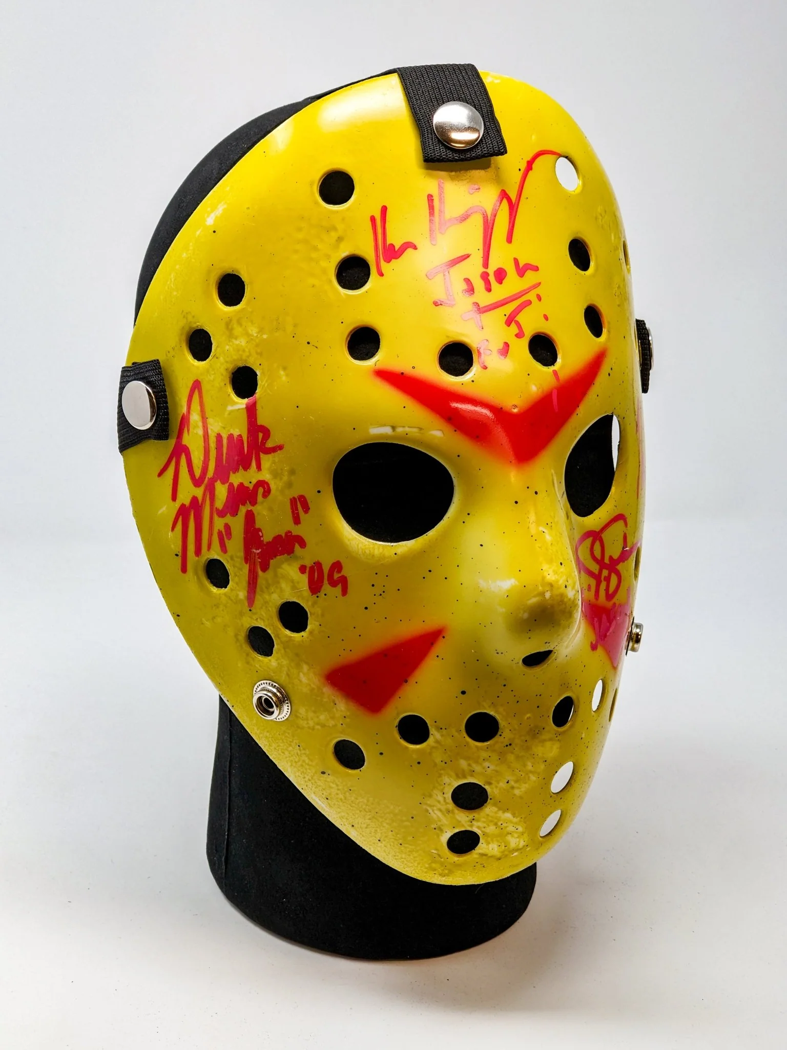 Friday the 13th JASON Hockey Mask Signed x4 Mears, Hodder, Graham, Kirzinger JSA Certified Autograph - Image 12