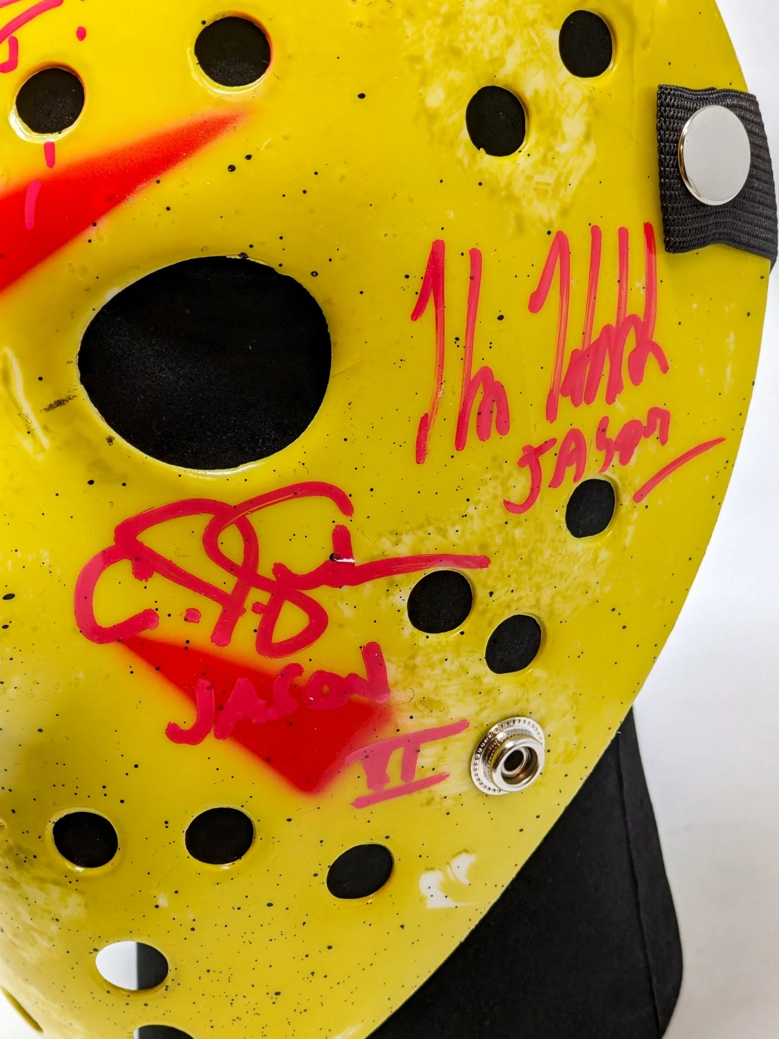 Friday the 13th JASON Hockey Mask Signed x4 Mears, Hodder, Graham, Kirzinger JSA Certified Autograph - Image 14