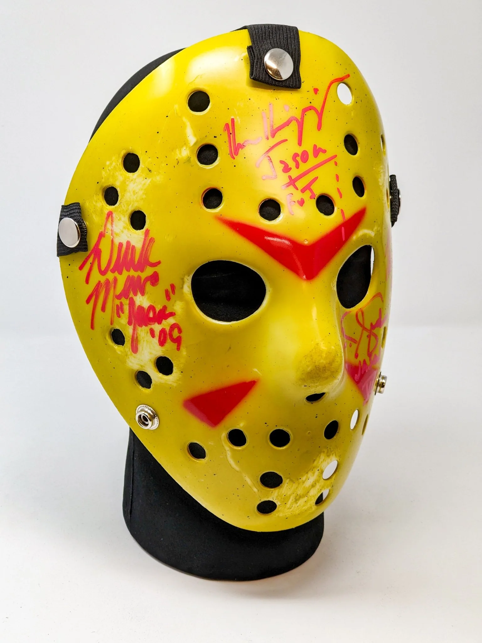 Friday the 13th JASON Hockey Mask Signed x4 Mears, Hodder, Graham, Kirzinger JSA Certified Autograph - Image 17