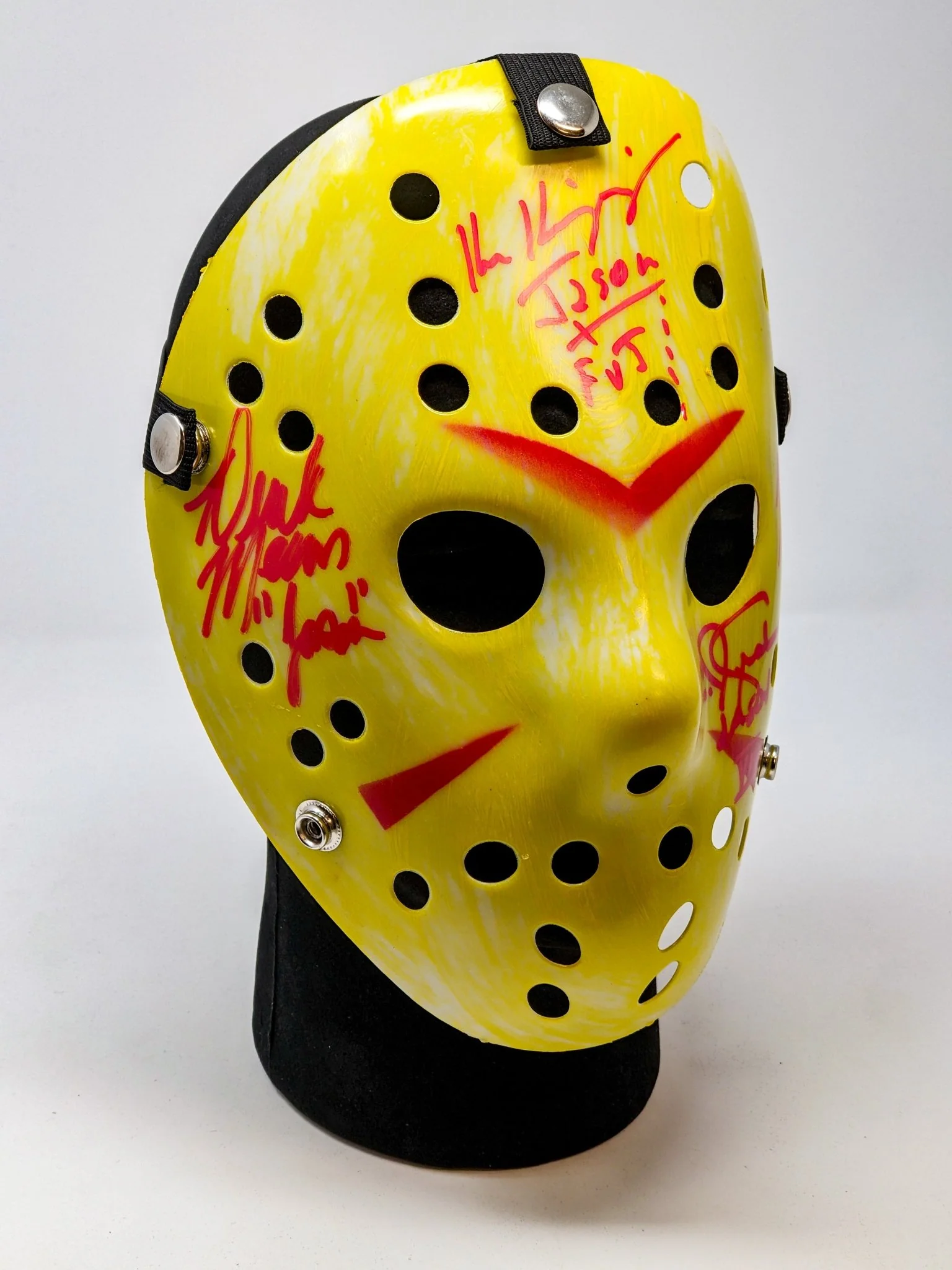 Friday the 13th JASON Hockey Mask Signed x4 Mears, Hodder, Graham, Kirzinger JSA Certified Autograph - Image 21