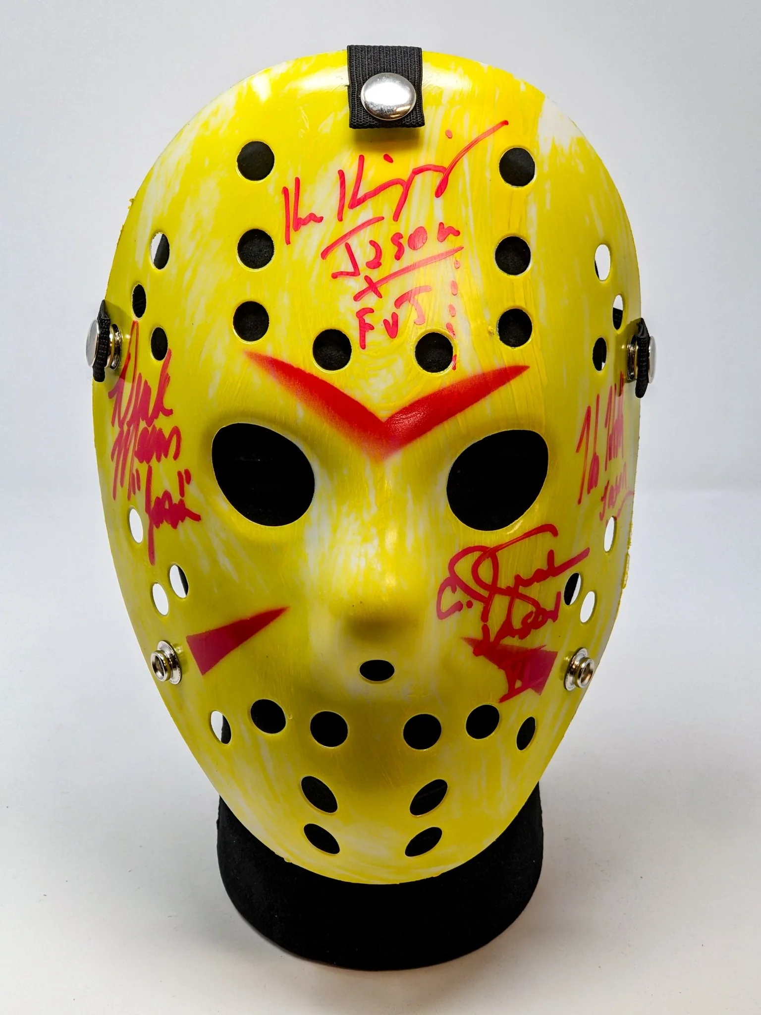 Friday the 13th JASON Hockey Mask Signed x4 Mears, Hodder, Graham, Kirzinger JSA Certified Autograph - Image 22