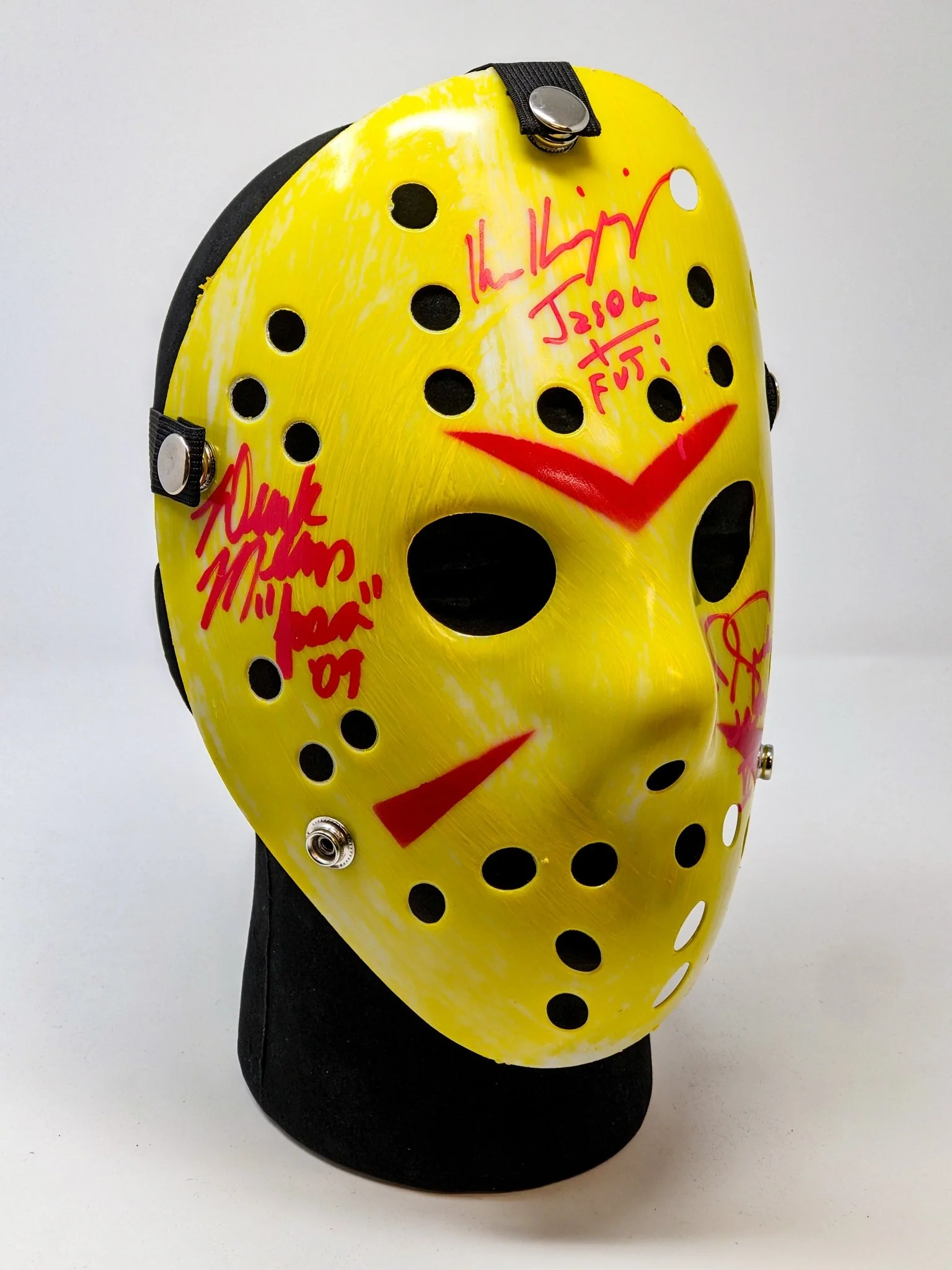Friday the 13th JASON Hockey Mask Signed x4 Mears, Hodder, Graham, Kirzinger JSA Certified Autograph - Image 27