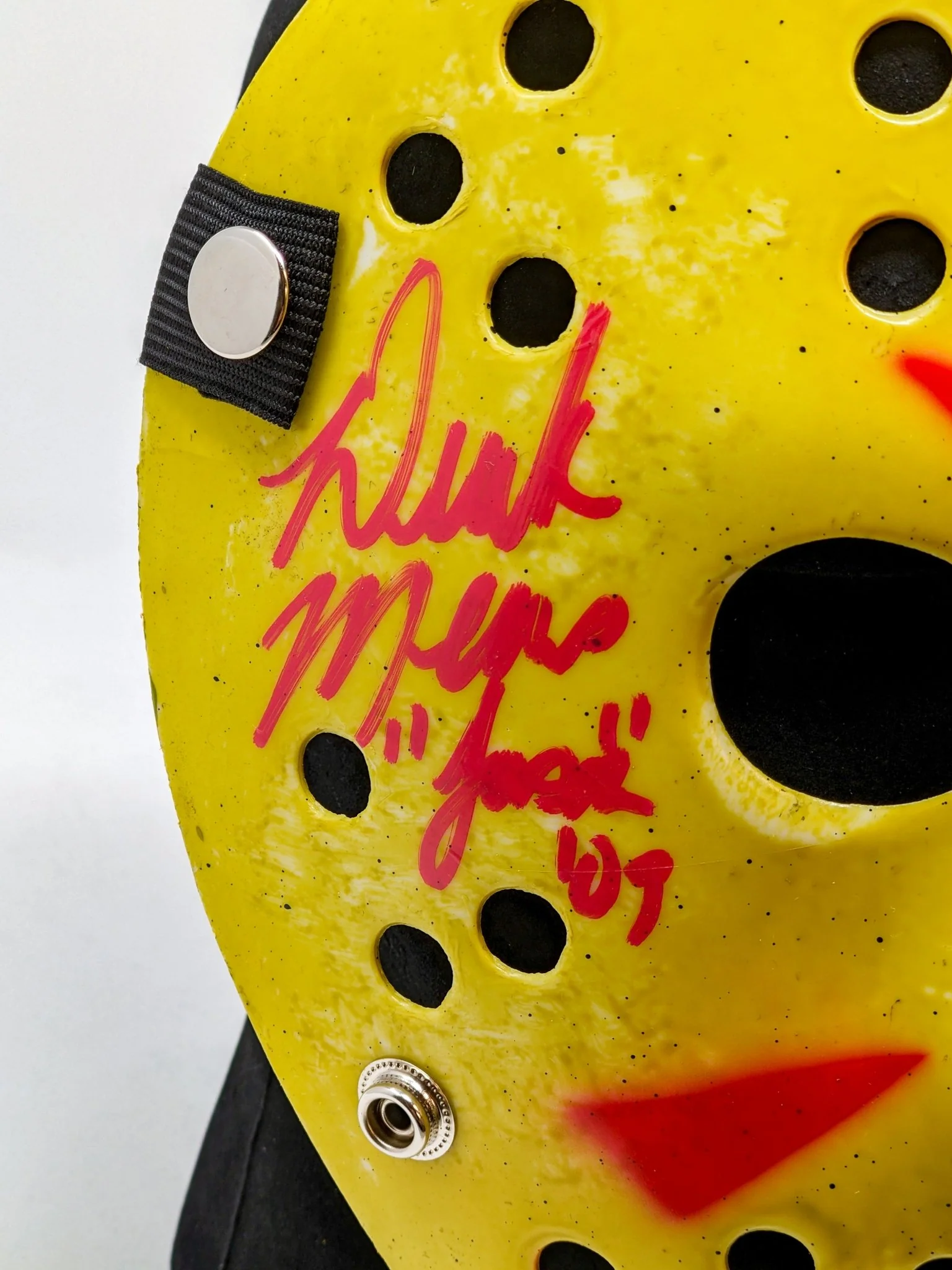 Friday the 13th JASON Hockey Mask Signed x4 Mears, Hodder, Graham, Kirzinger JSA Certified Autograph - Image 8