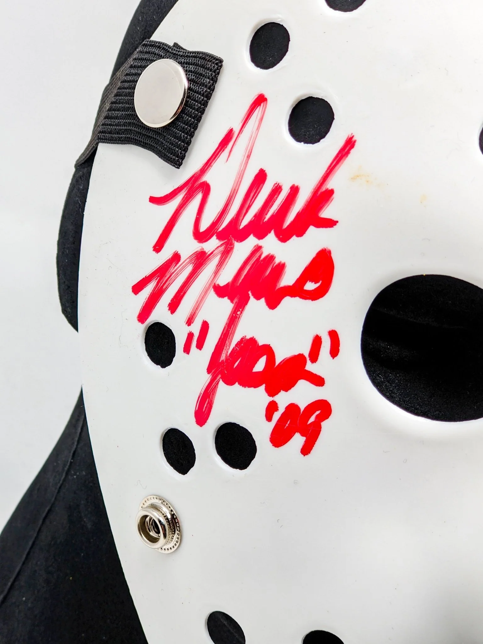 Friday the 13th JASON Hockey Mask Signed x4 Mears, Hodder, Graham, Kirzinger JSA Certified Autograph - Image 13